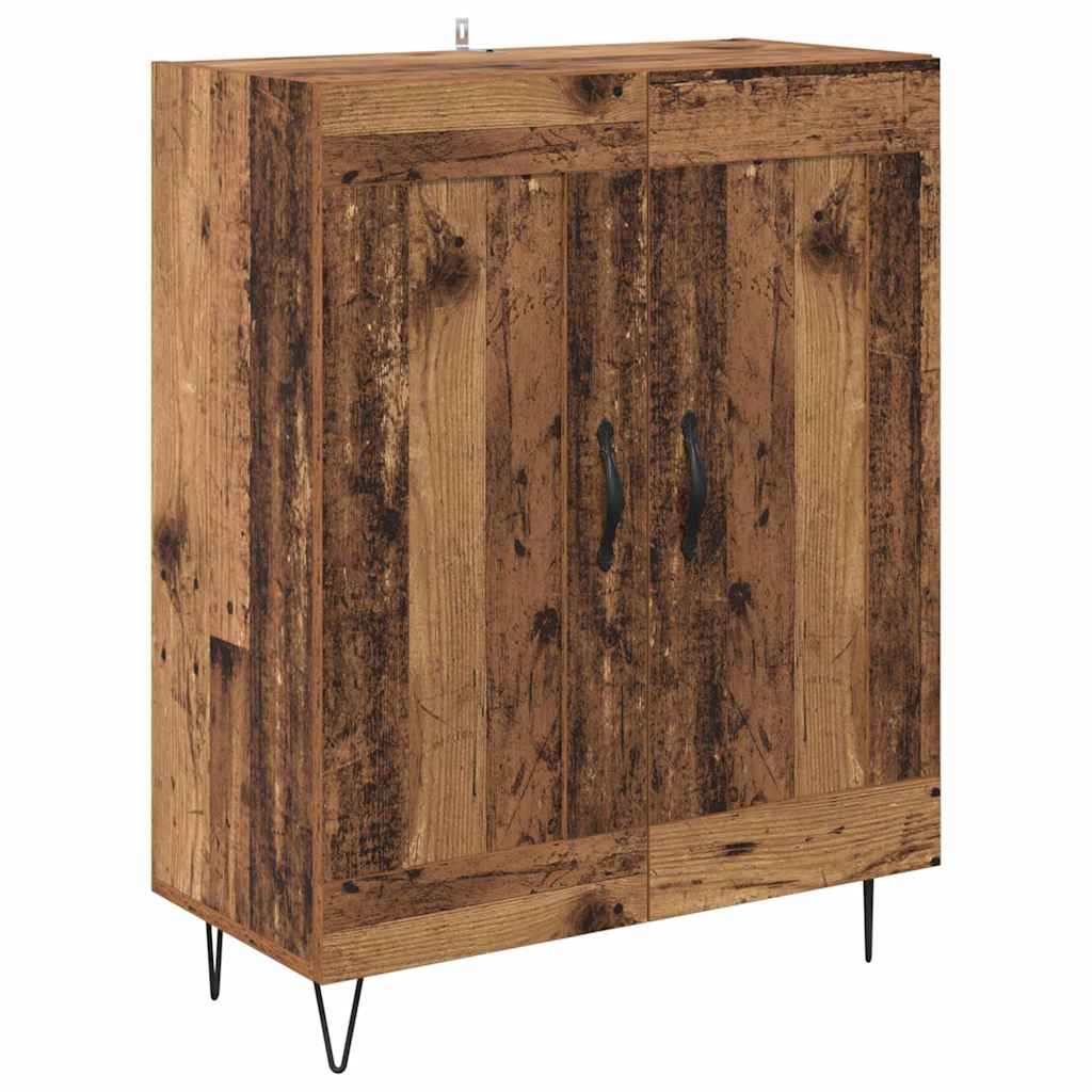 Highboard Gammelt træ 69,5 x 34 x 180 cm Konstrueret træ