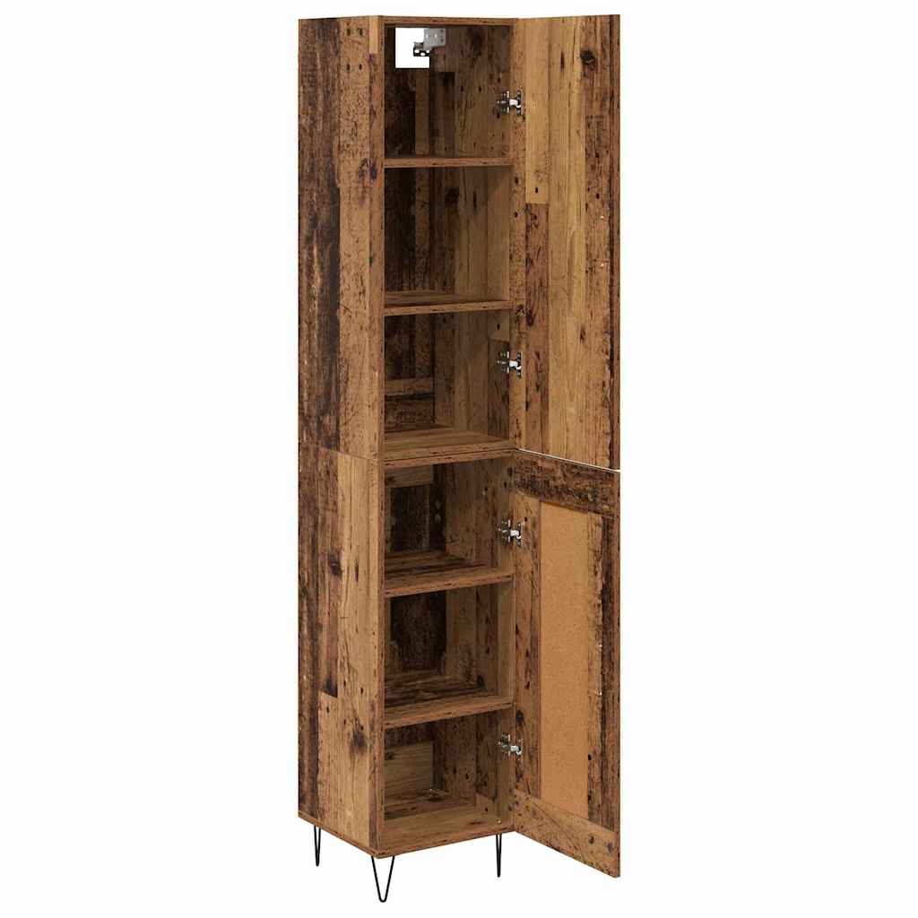 Highboard Gammelt træ 69,5 x 34 x 180 cm Konstrueret træ
