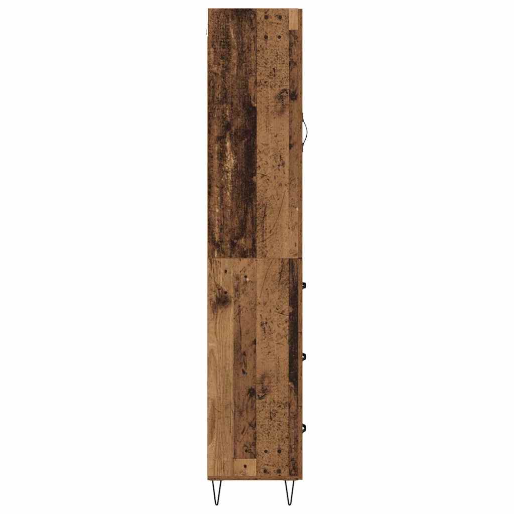Highboard Gammelt træ 69,5 x 34 x 180 cm Konstrueret træ
