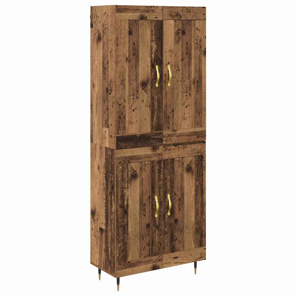 Highboard Gammelt træ 69,5 x 34 x 180 cm Konstrueret træ