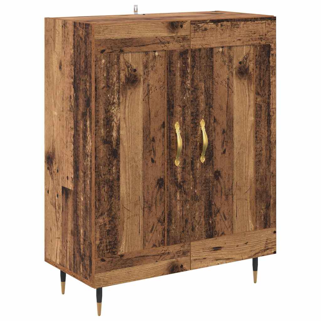 Highboard Gammelt træ 69,5 x 34 x 180 cm Konstrueret træ