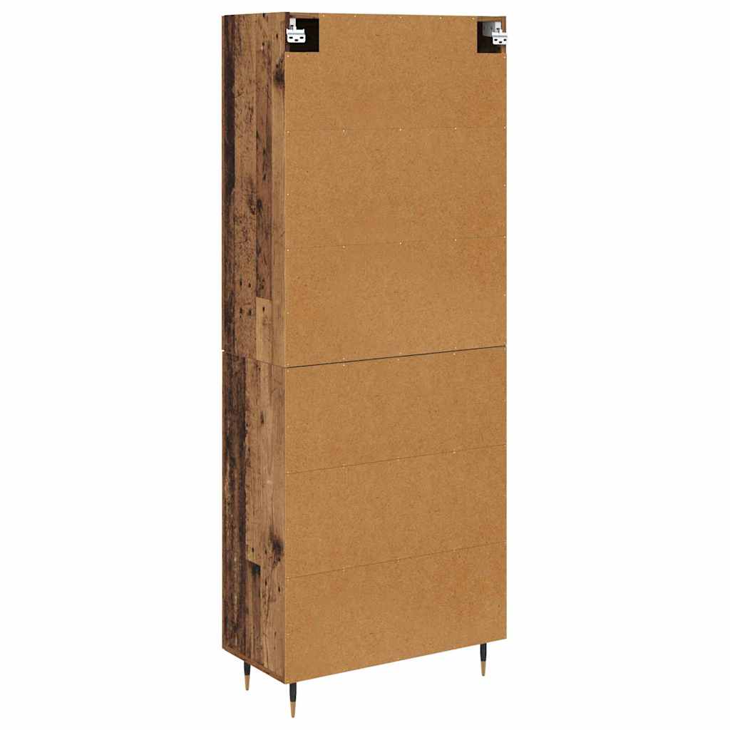 Highboard Gammelt træ 69,5 x 34 x 180 cm Konstrueret træ