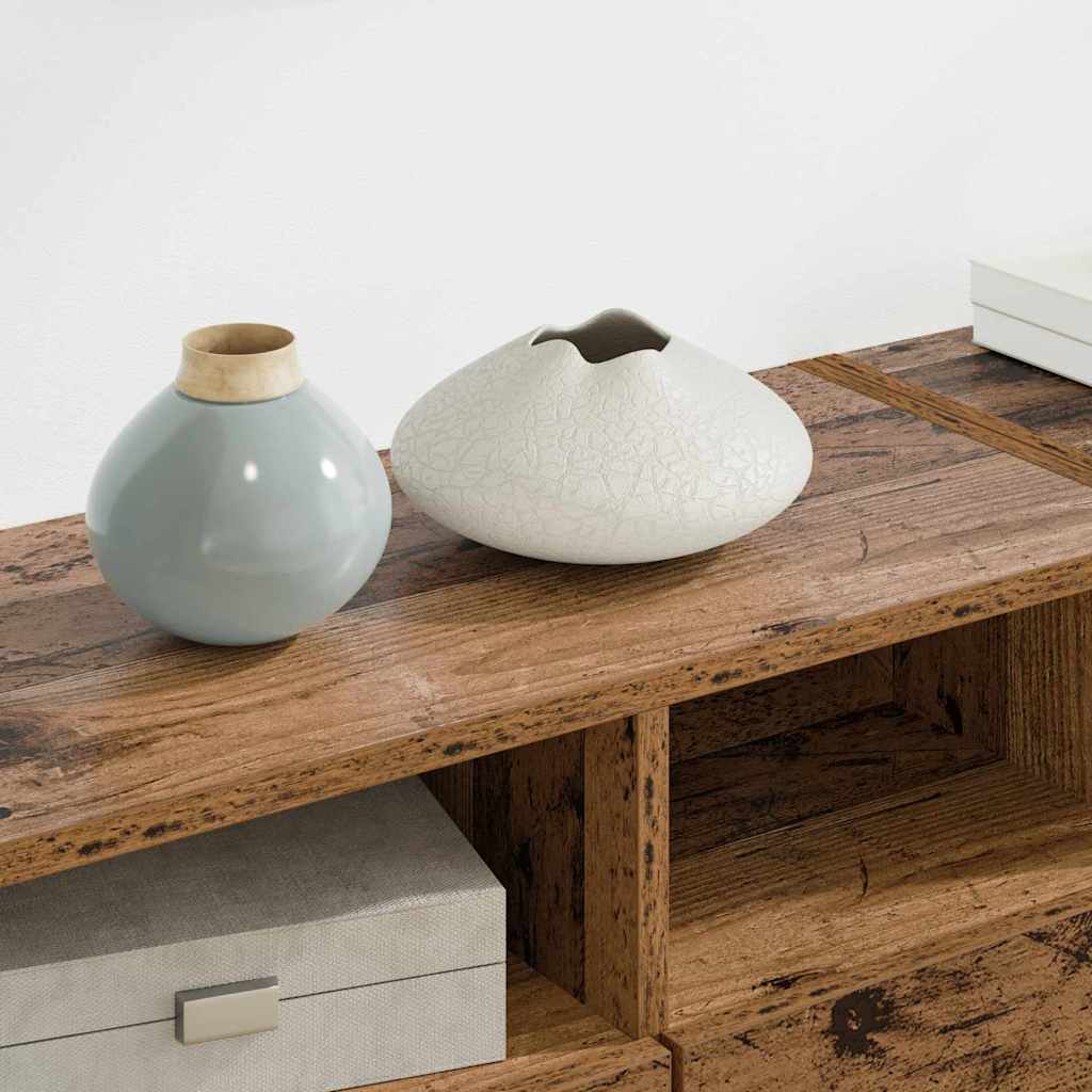 TV Vægmonteringer 4 pcs Gammelt træ Konstrueret træ