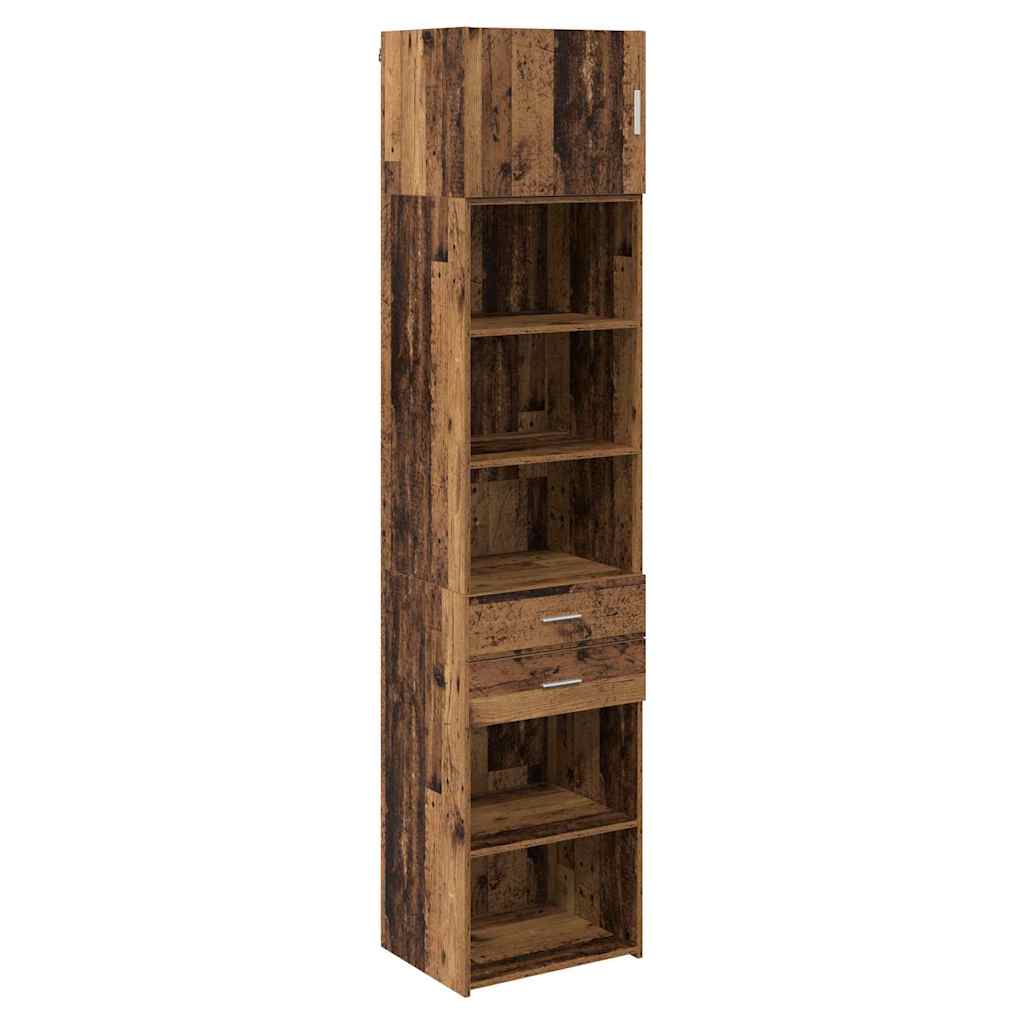 Highboard Gammelt træ 50 x 42,5 x 225 cm Konstrueret træ