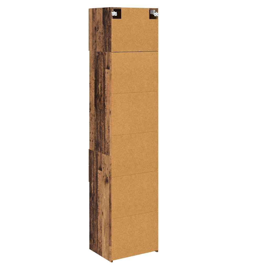 Highboard Gammelt træ 50 x 42,5 x 225 cm Konstrueret træ