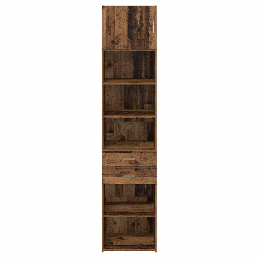 Highboard Gammelt træ 50 x 42,5 x 225 cm Konstrueret træ