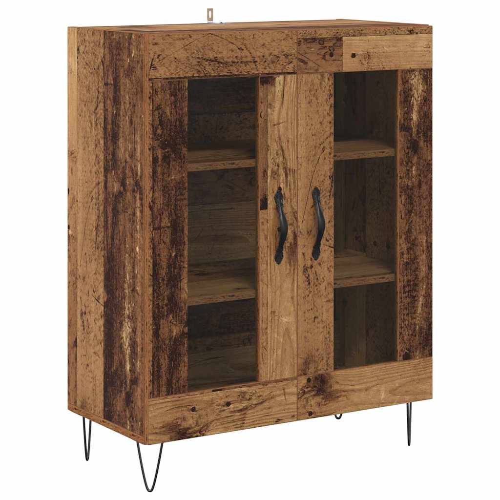 Highboard Gammelt træ 69,5 x 34 x 180 cm Konstrueret træ