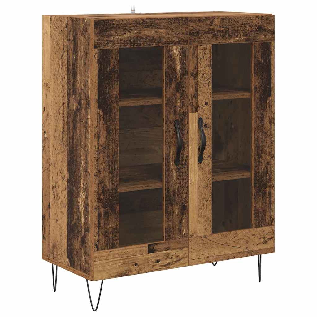 Highboard Gammelt træ 69,5 x 34 x 180 cm Konstrueret træ