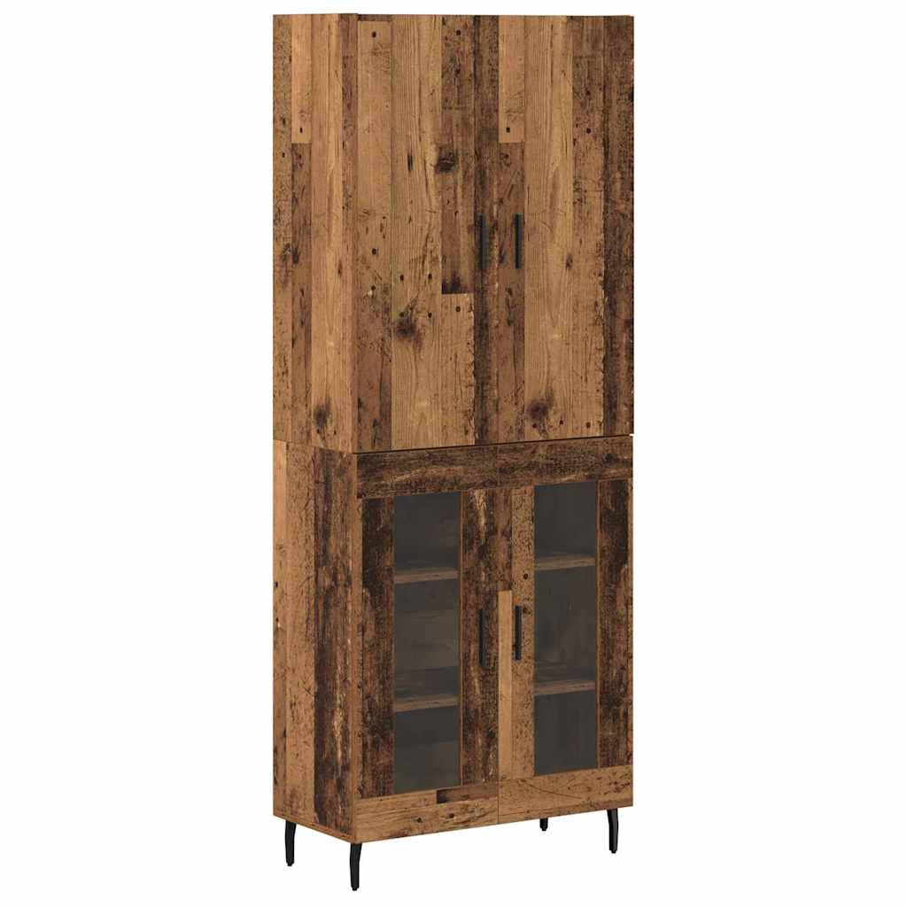 Highboard Gammelt træ 69,5 x 34 x 180 cm Konstrueret træ