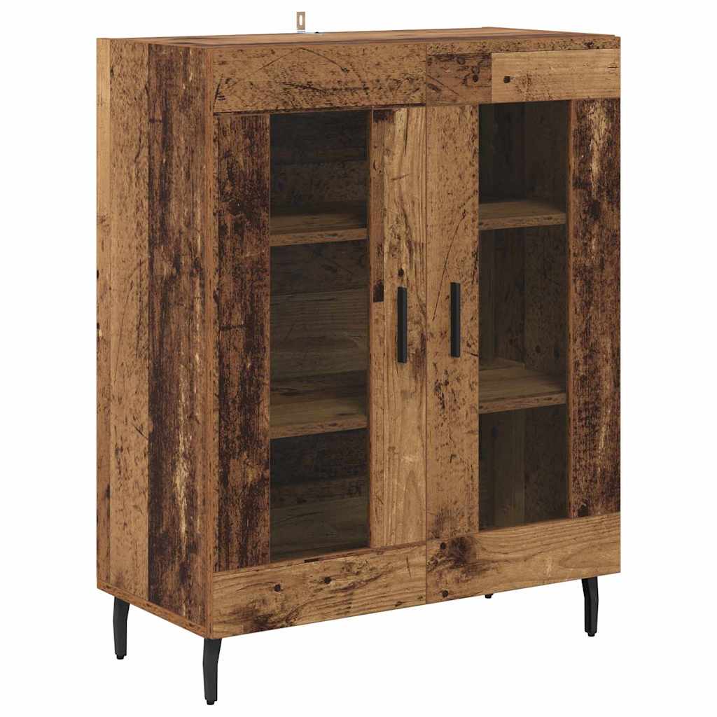 Highboard Gammelt træ 69,5 x 34 x 180 cm Konstrueret træ