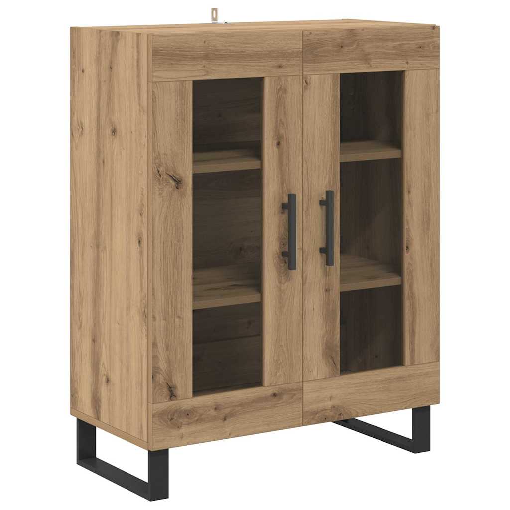 Highboard Artisan Egetræ 69,5 x 34 x 180 cm Konstrueret træ