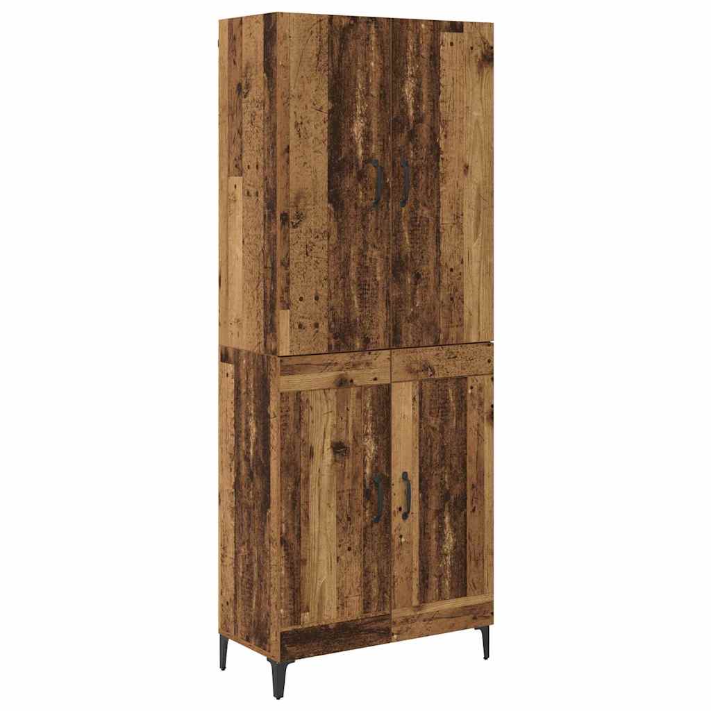 Highboard Gammelt træ 69,5 x 34 x 180 cm Konstrueret træ