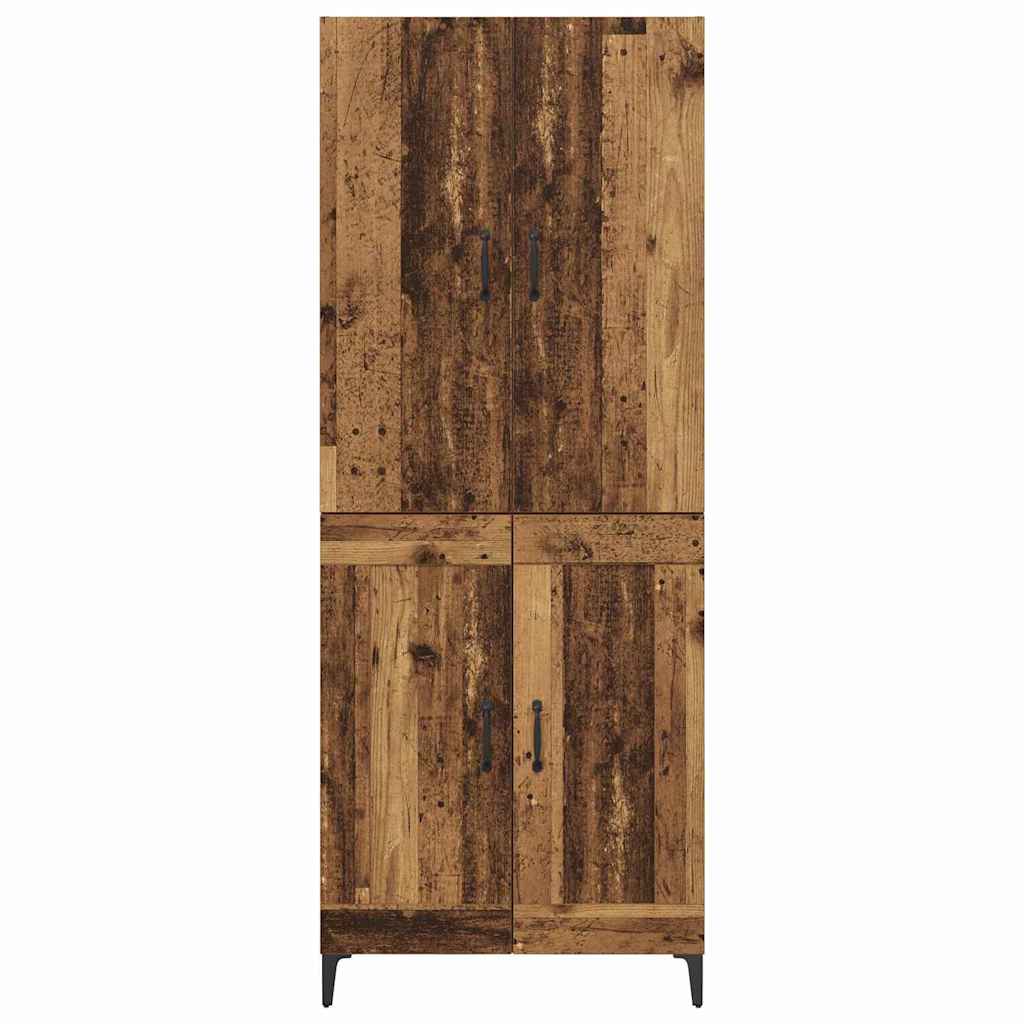 Highboard Gammelt træ 69,5 x 34 x 180 cm Konstrueret træ