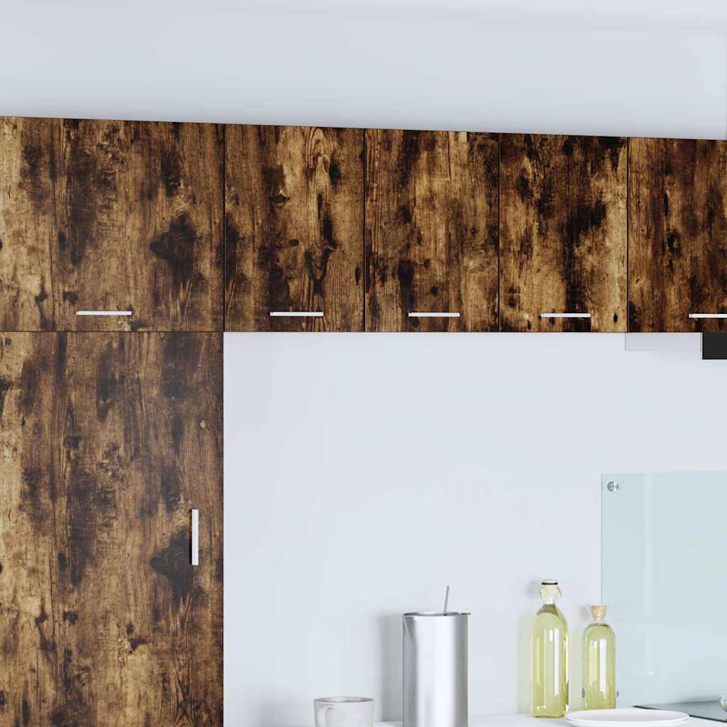 Hængeskab med dør Riga 2 pcs Røget Eg og Hvid 30 x 31 x 40 cm