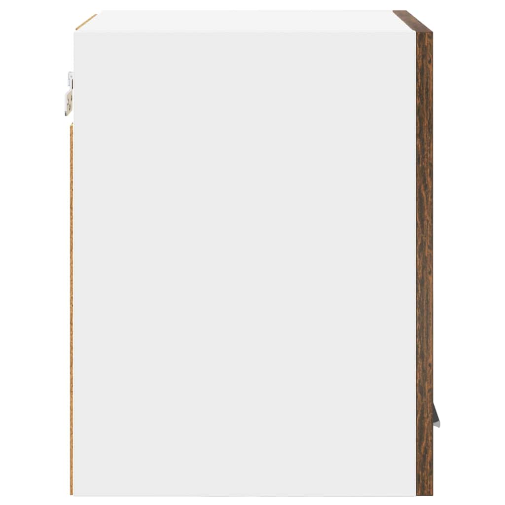 Hængeskab med dør Riga 2 pcs Røget Eg og Hvid 30 x 31 x 40 cm