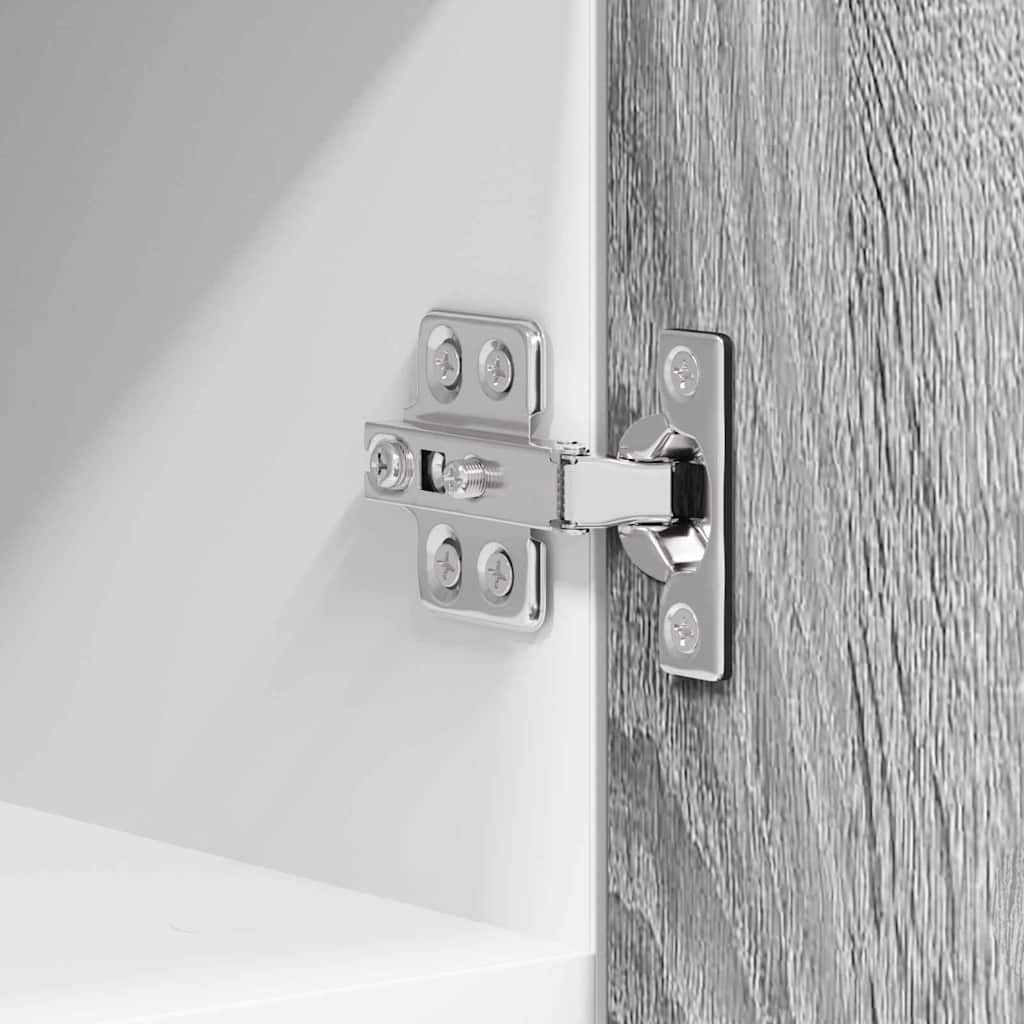 Hængeskab med dør Riga Grå Sonoma og Hvid 30 x 31 x 40 cm