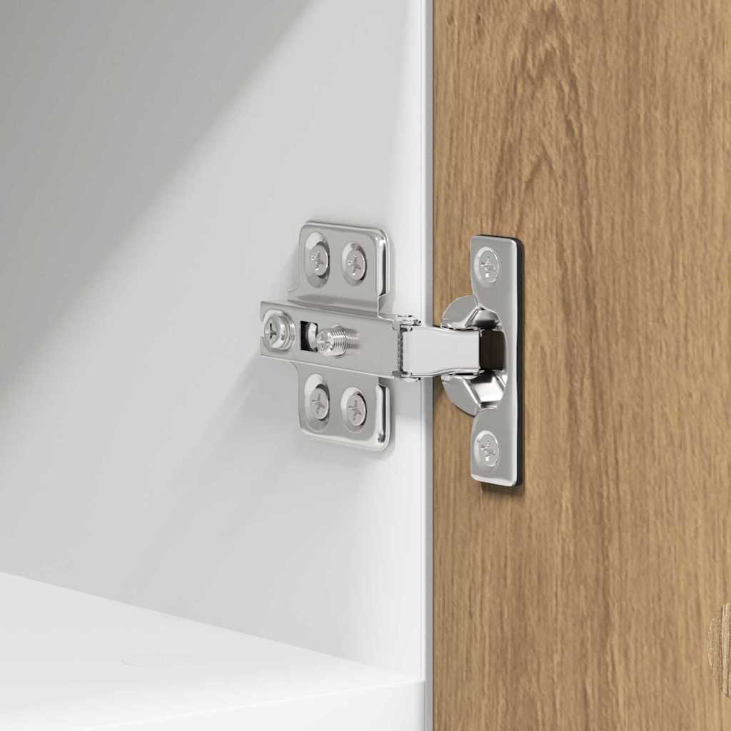 Hængeskab med dør Riga Artisan eg og hvid 30 x 31 x 40 cm