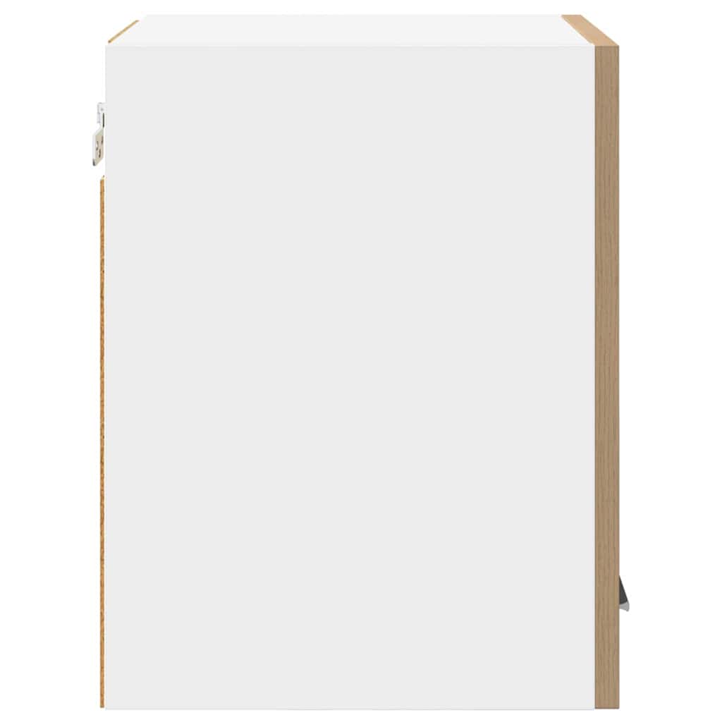 Hængeskab med dør Riga Artisan eg og hvid 30 x 31 x 40 cm