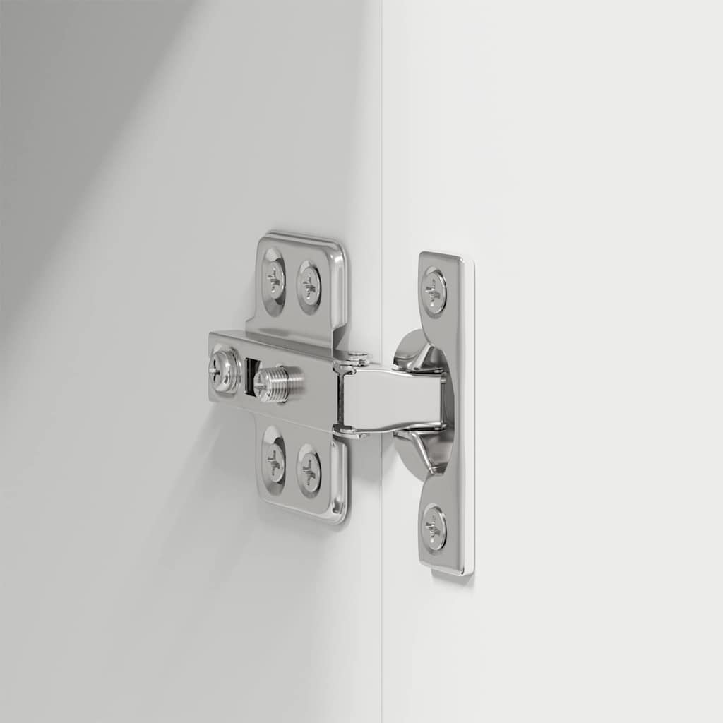 Hængeskab Riga 2 pcs Hvid 40 x 31 x 40 cm Konstrueret træ