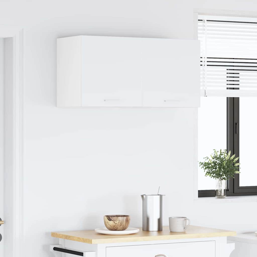 Hængeskab Riga 2 pcs Hvid 40 x 31 x 40 cm Konstrueret træ