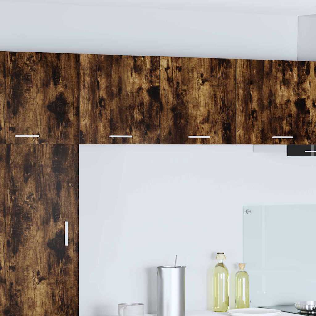 Hængeskab med dør Riga 2 pcs Røget Eg og Hvid 40 x 31 x 40 cm