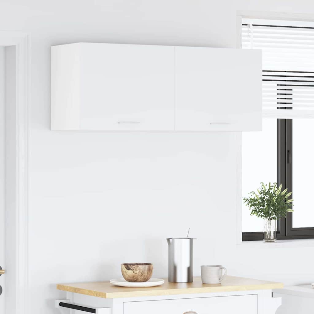 Hængeskab Riga 2 pcs Hvid 50 x 31 x 40 cm Konstrueret træ