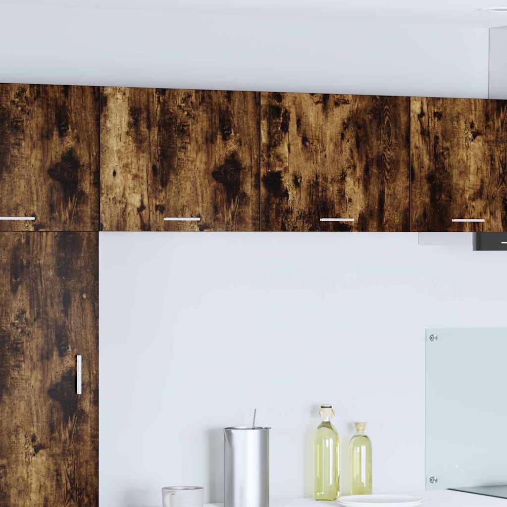 Hængeskab med dør Riga 2 pcs Røget Eg og Hvid 50 x 31 x 40 cm