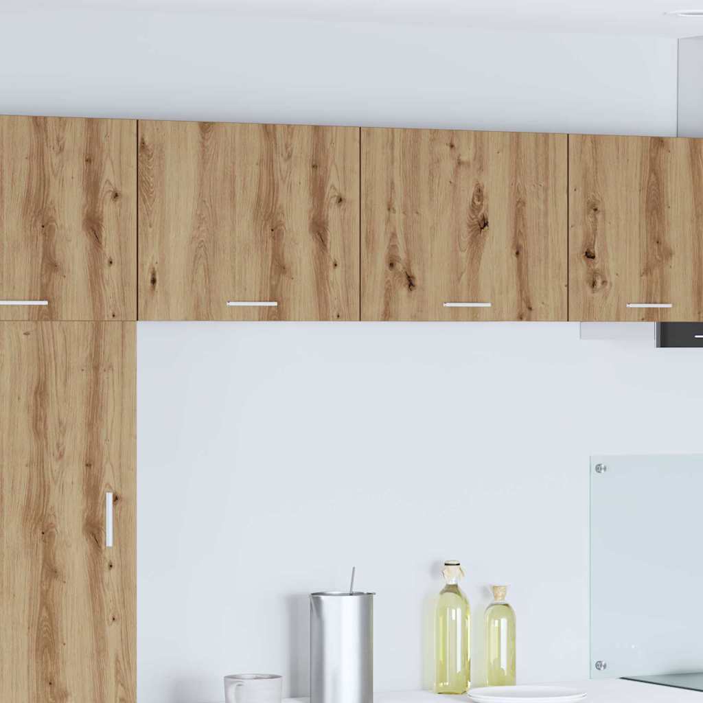 Hængeskab med dør Riga Artisan eg og hvid 50 x 31 x 40 cm