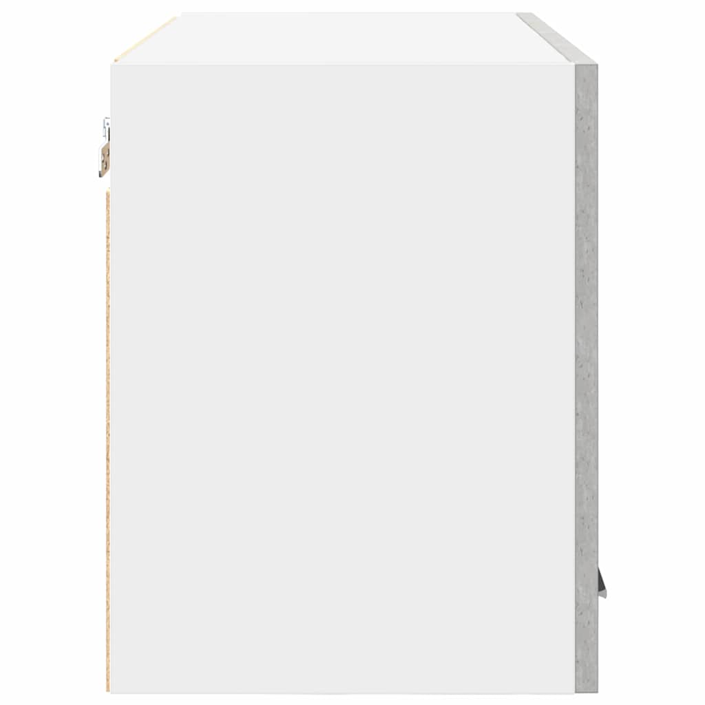 Hængeskab med opbevaring Riga Beton grå og hvid 60 x 31 x 40 cm