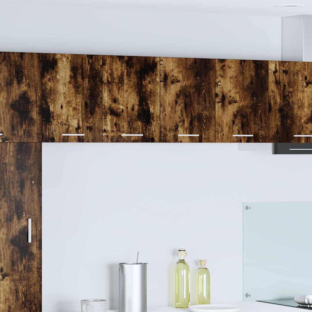 Hængeskab Riga Røget Eg og Hvid 60 x 31 x 40 cm Konstrueret træ