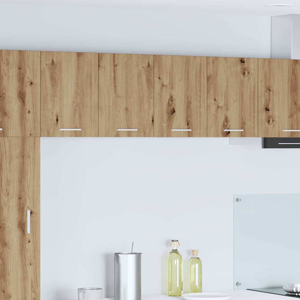 Hængeskab med dør Riga Artisan eg og hvid 60 x 31 x 40 cm