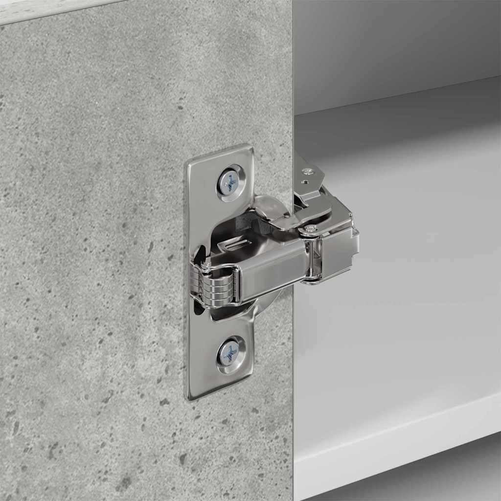 Hængeskab med opbevaring Riga Beton grå og hvid 57 x 57 x 40 cm