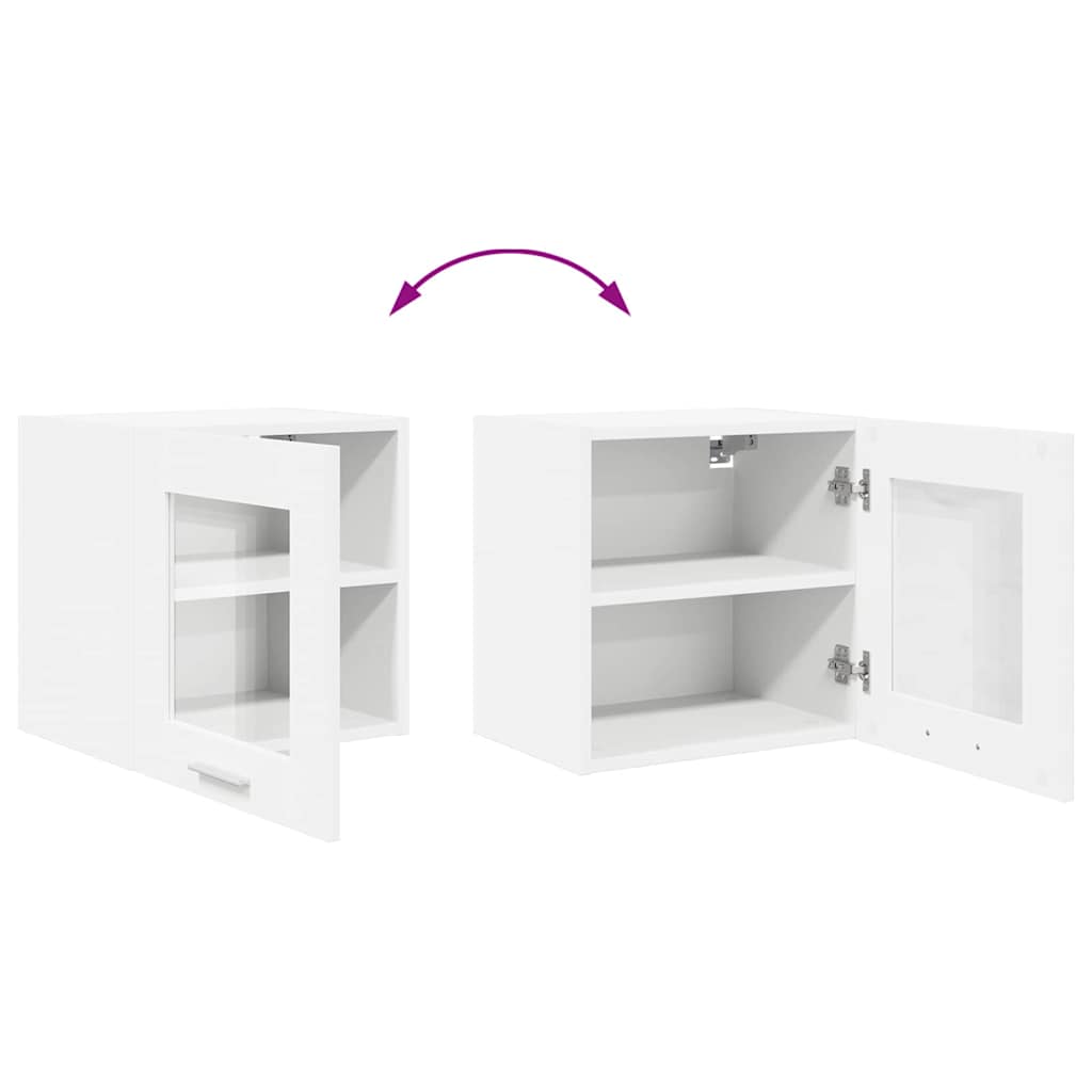 Hængeskab med dør Riga Hvid 40 x 31 x 40 cm Konstrueret træ