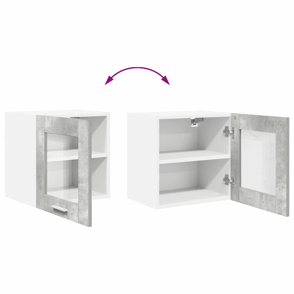 Hængeskab Riga Beton Grå 40 x 31 x 40 cm Konstrueret træ