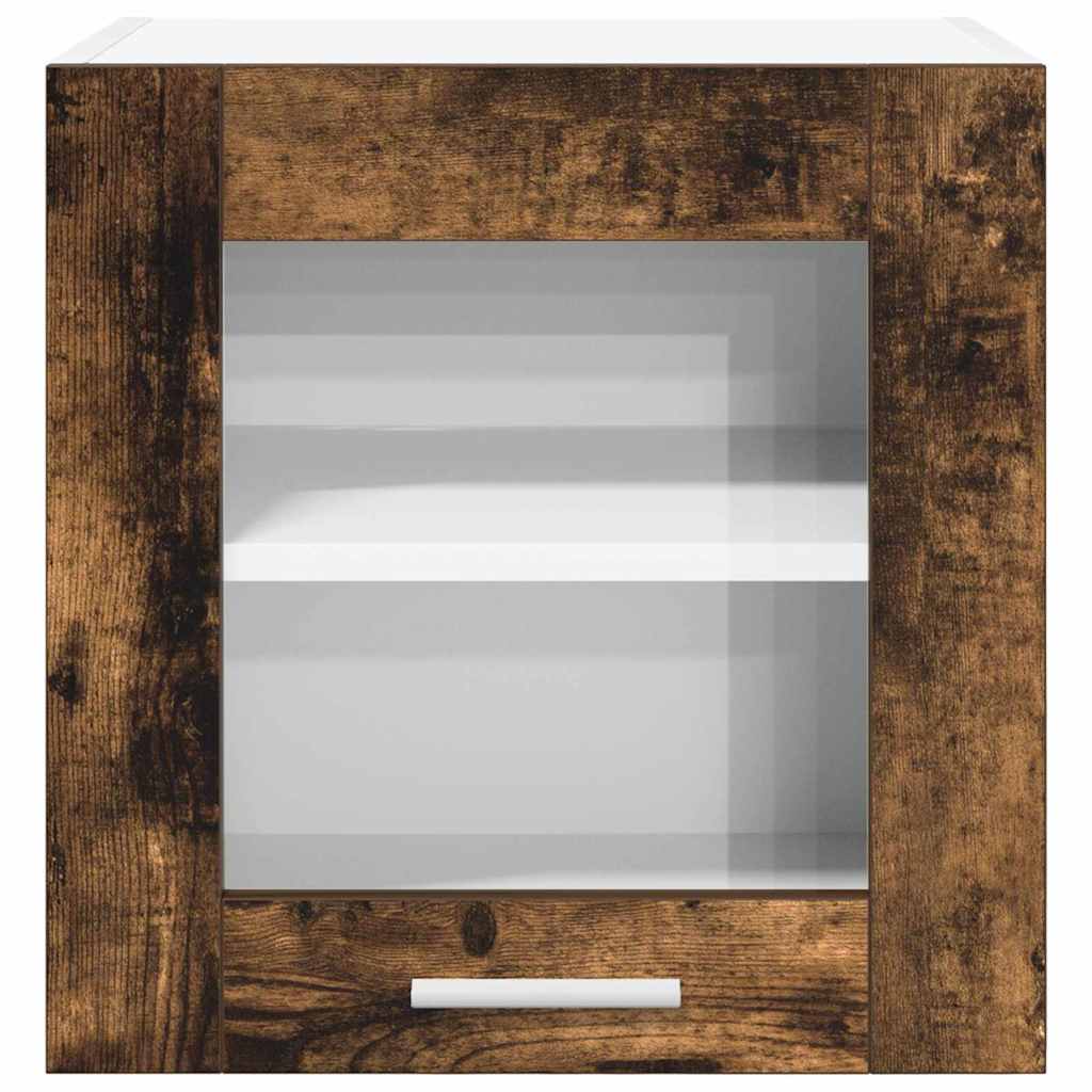 Hængeskab Riga 2 pcs Røget eg 40 x 31 x 40 cm Konstrueret træ