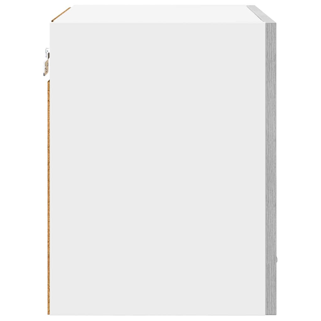 Hængeskab Riga 2 pcs Grå Sonoma 40 x 31 x 40 cm Konstrueret træ