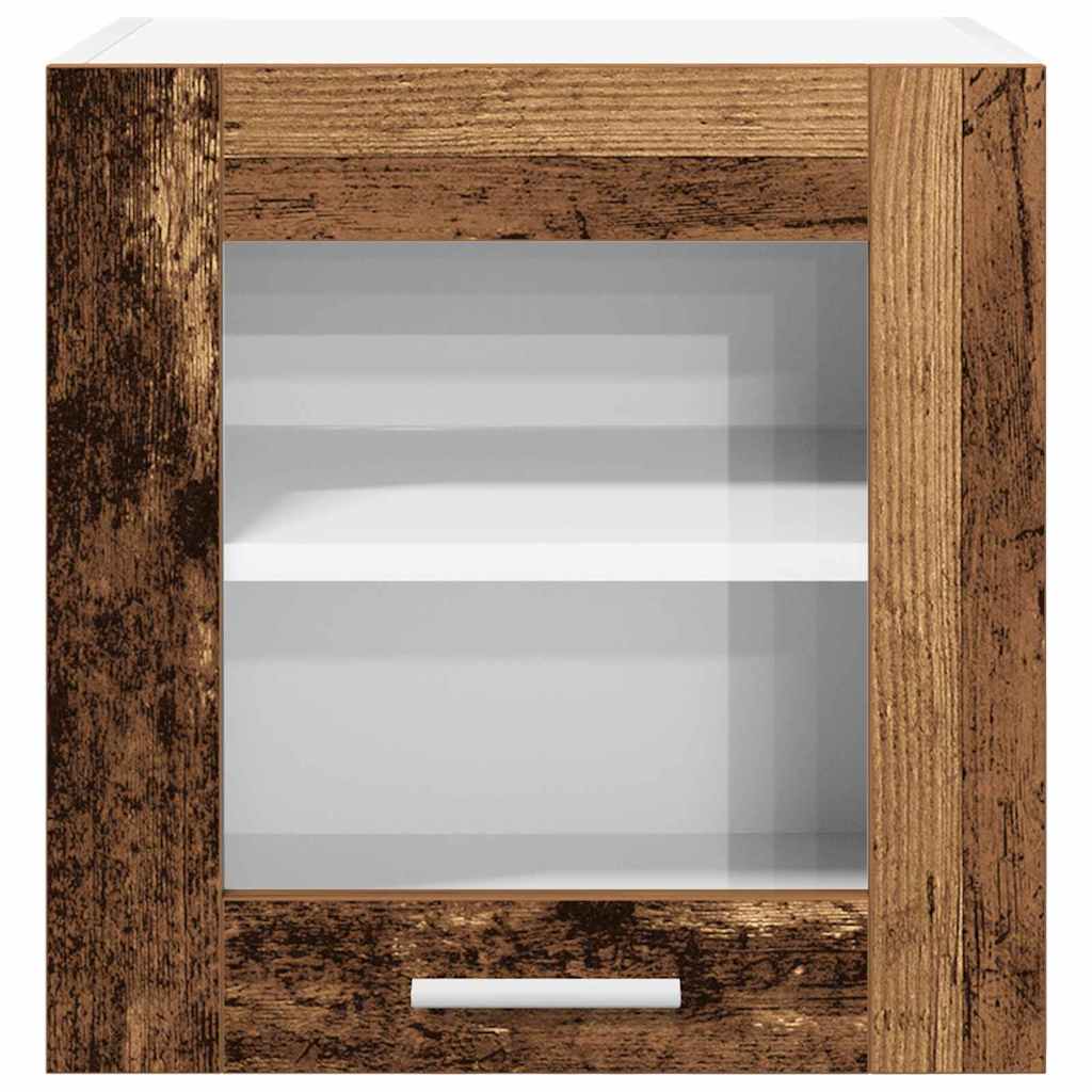 Hængeskab med opbevaring Riga 2 pcs Gammelt træ 40 x 31 x 40 cm