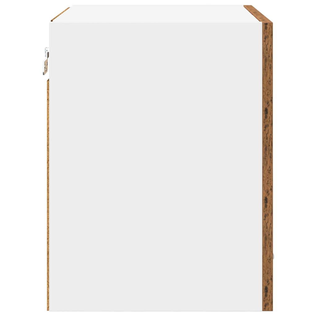 Hængeskab med opbevaring Riga 2 pcs Gammelt træ 40 x 31 x 40 cm