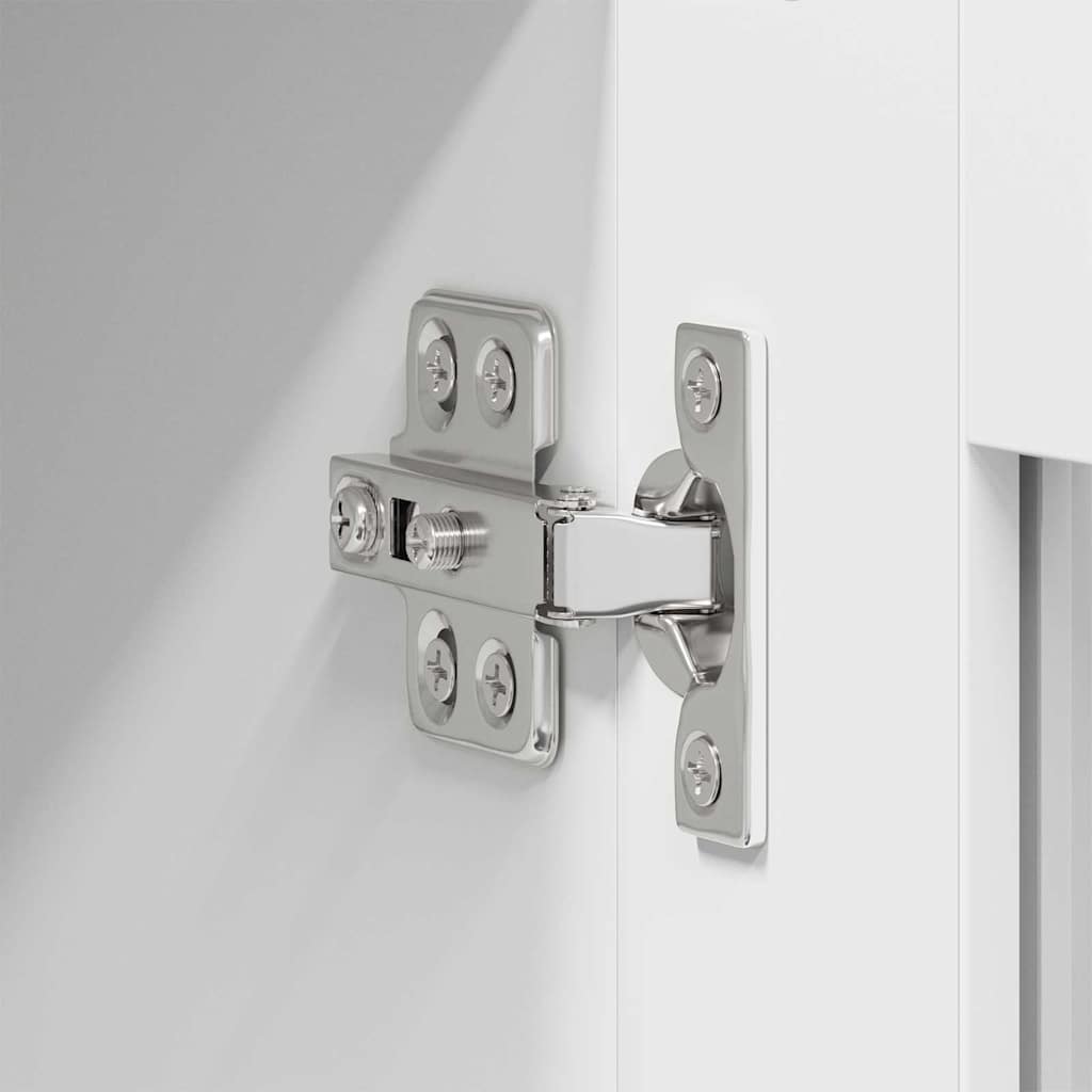 Hængeskab Riga 2 pcs Hvid 60 x 31 x 40 cm Konstrueret træ