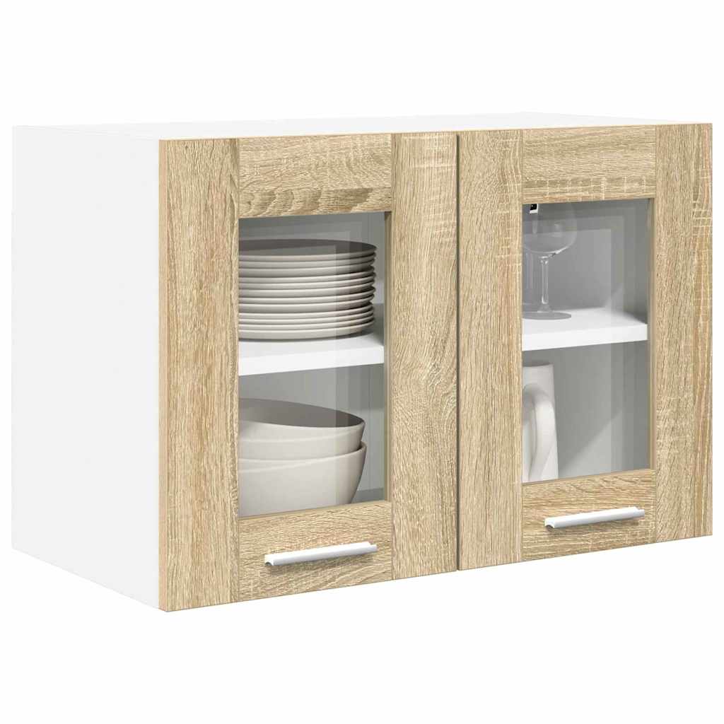 Hængeskab Riga 2 pcs Sonoma eg 60 x 31 x 40 cm Konstrueret træ