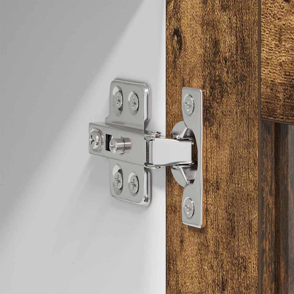 Hængeskab Riga 2 pcs Røget eg 60 x 31 x 40 cm Konstrueret træ