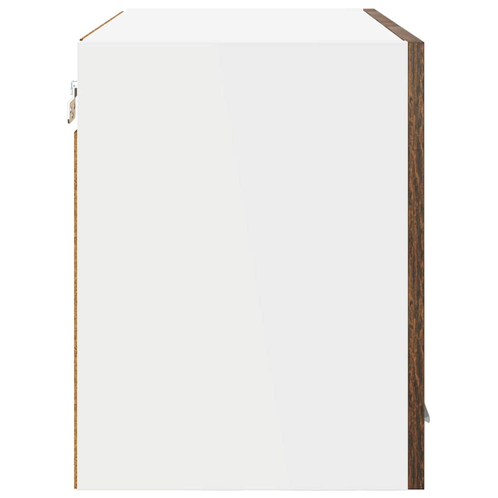 Hængeskab Riga 2 pcs Røget eg 60 x 31 x 40 cm Konstrueret træ