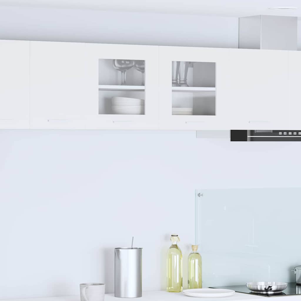 Hængeskab med dør Riga Hvid 80 x 31 x 40 cm Konstrueret træ