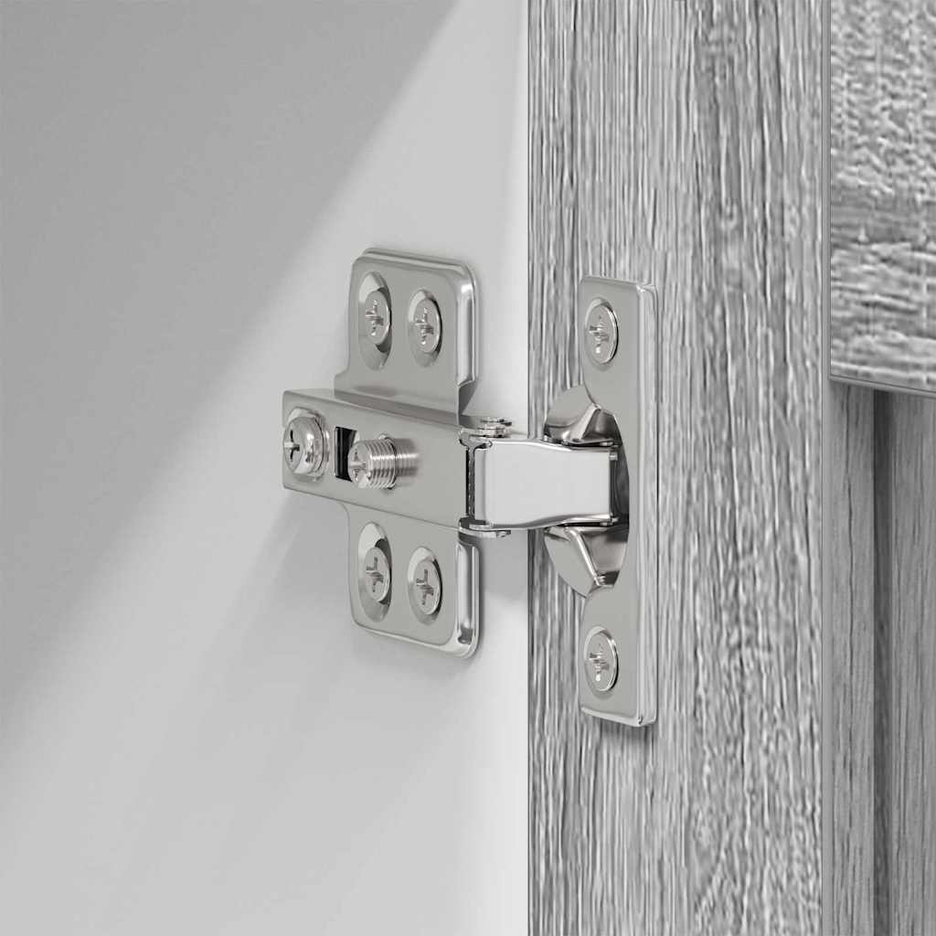 Hængeskab med dør Riga Grå Sonoma og Hvid 80 x 31 x 40 cm