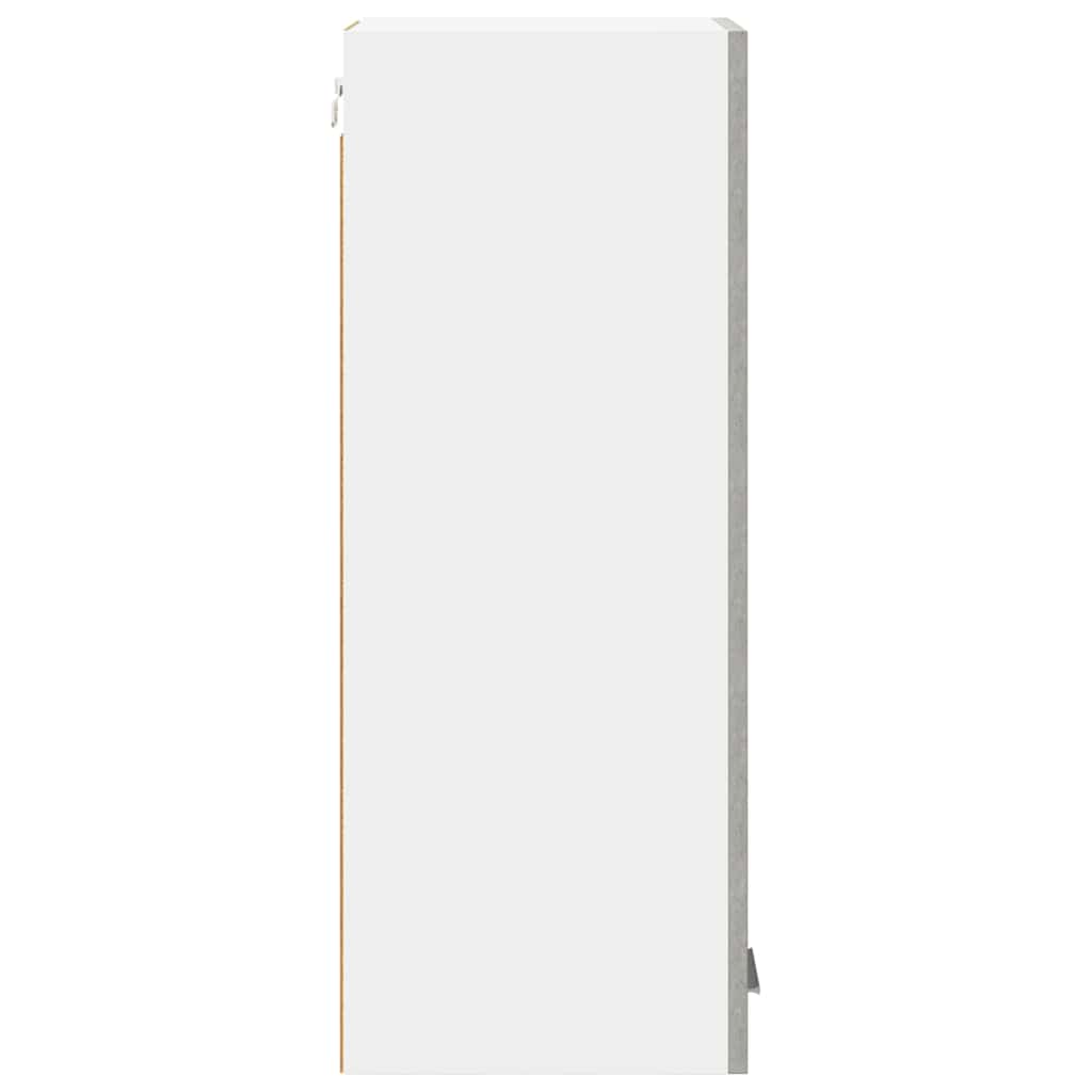 Hængeskab med opbevaring Riga Beton grå og hvid 30 x 31 x 80 cm