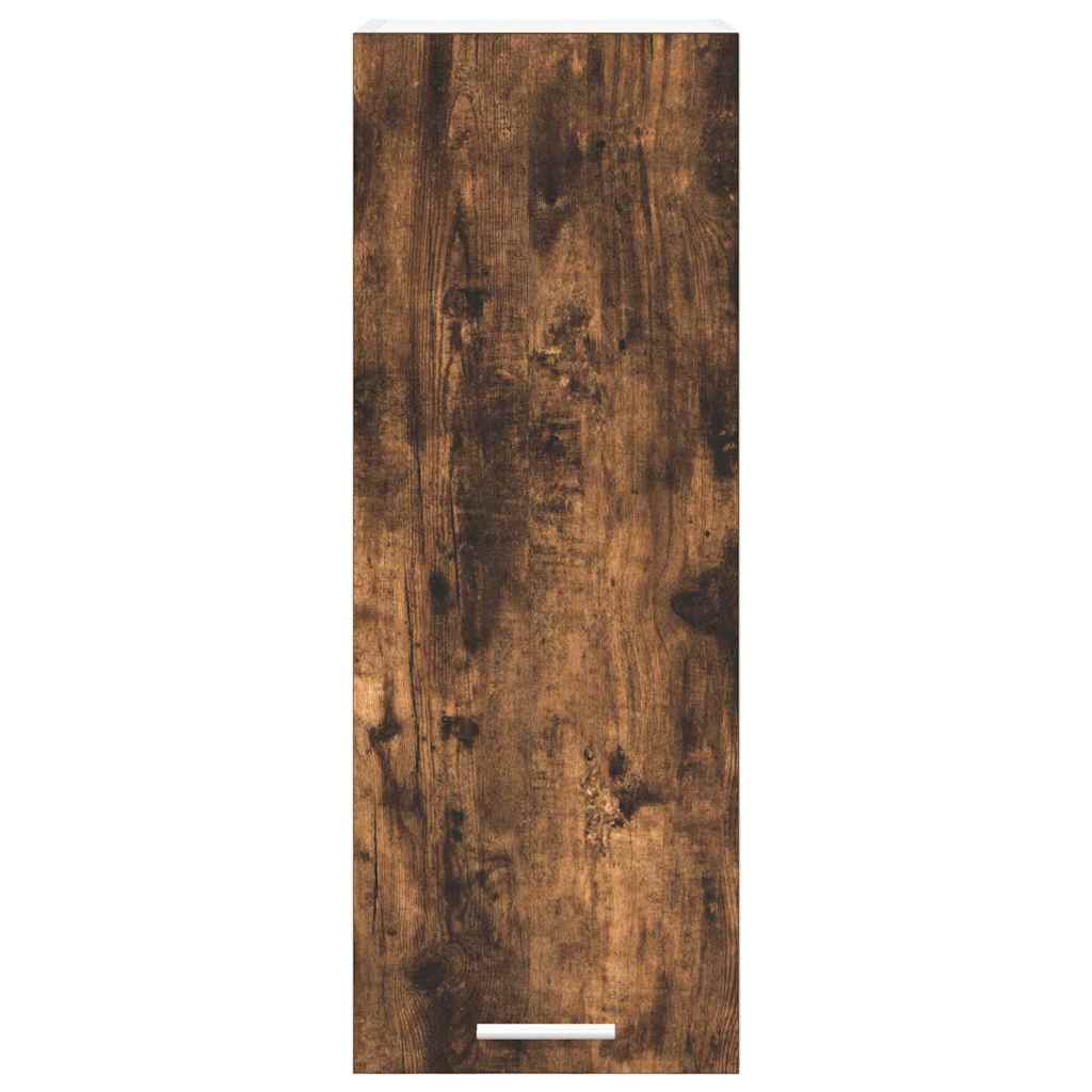 Hængeskab Riga Røget Eg og Hvid 30 x 31 x 80 cm Konstrueret træ