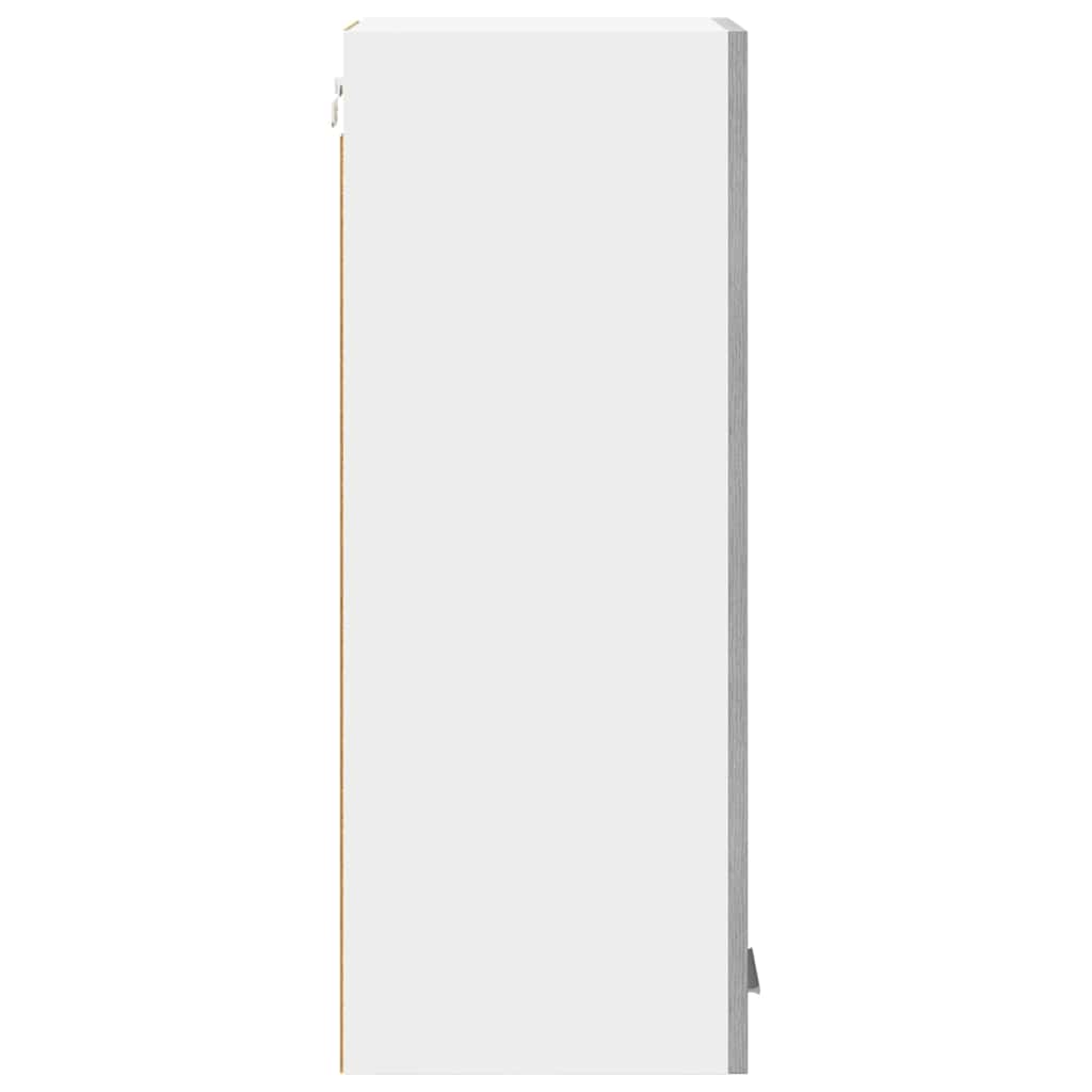 Hængeskab med dør Riga Grå Sonoma og Hvid 30 x 31 x 80 cm