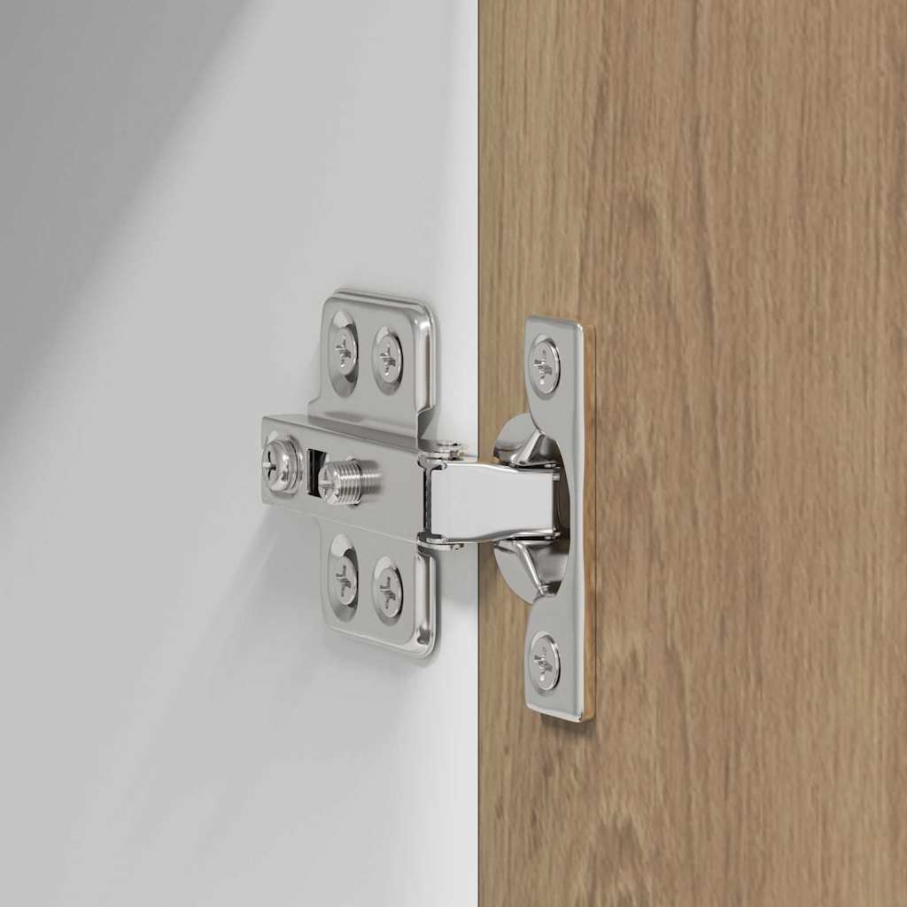 Hængeskab med dør Riga Artisan eg og hvid 30 x 31 x 80 cm