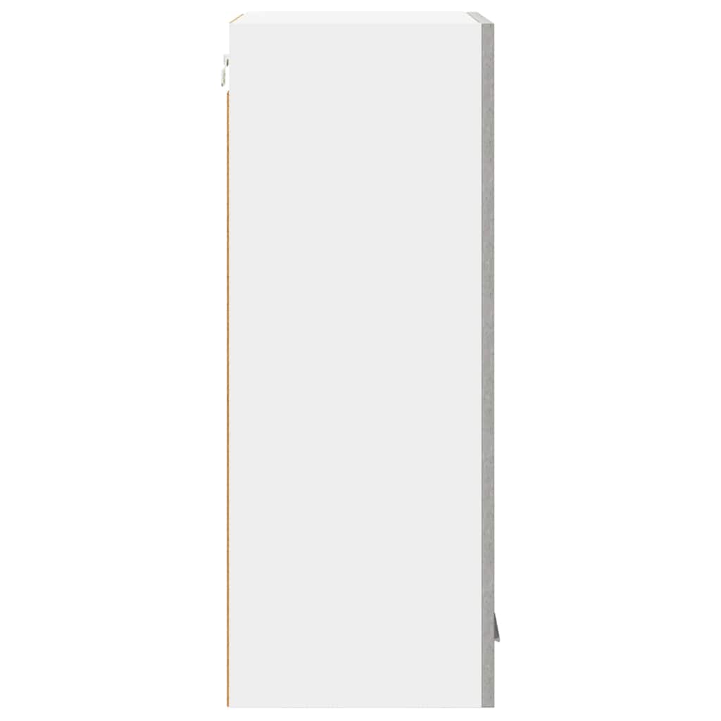 Hængeskab med opbevaring Riga Beton grå og hvid 40 x 31 x 80 cm