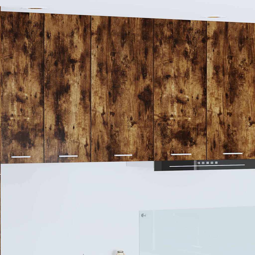 Hængeskab Riga Røget Eg og Hvid 40 x 31 x 80 cm Konstrueret træ